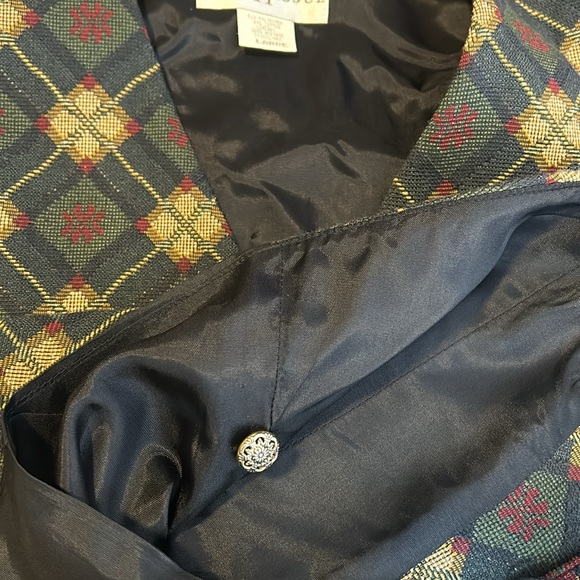 First Issue Tapestry Vest size Large vintage - Picture 11 of 11